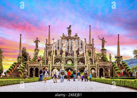 Isola Bella, Lago Maggiore, Italien Stockfoto