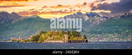 Isola Bella, Lago Maggiore, Italien Stockfoto