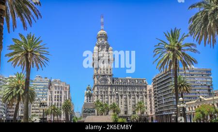 Plaza Independencia, Independence Square, in Montevideo, Uruguay, Südamerika Stockfoto