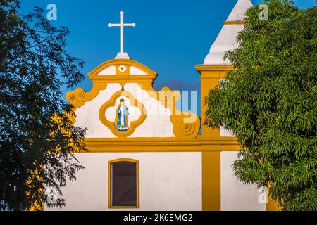 Die Kirche der Muttergottes befindet sich in Arraial d'Ajuda, Porto Seguro, Brasilien Stockfoto