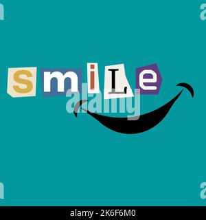 Smile Images | KEEP SMILING Wallpaper | Smile Wallpaper | Smile Wallpaper Stockfoto