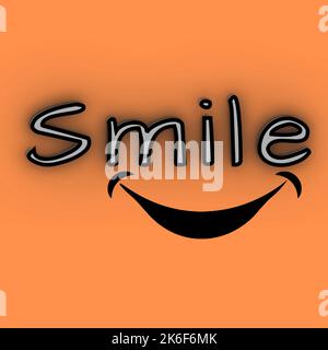 Smile Images | KEEP SMILING Wallpaper | Smile Wallpaper | Smile Wallpaper Stockfoto