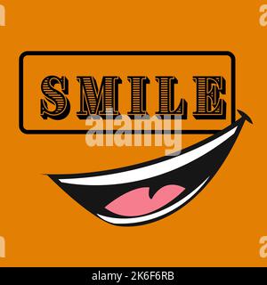 Smile Images | KEEP SMILING Wallpaper | Smile Wallpaper | Smile Wallpaper Stockfoto