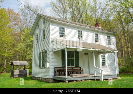 Hardwick, New Jersey, Vereinigte Staaten von Amerika – 1. Mai 2017. Der General Store im Millbrook Village in Delaware Water Gap, NJ Der Dorfladen war Stockfoto