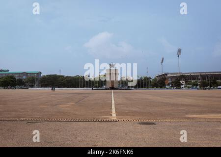 Accra, Ghana - 10. April 2022: Blick auf den Black Star Square, auch bekannt als Independence Square, im Herzen von Accra Stockfoto