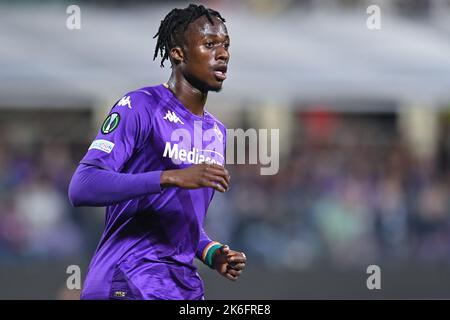 Stadion Artemio Franchi, Florenz, Italien, 13. Oktober 2022, Christian Michael Kouakou Kouame (ACF Fiorentina) während des ACF Fiorentina vs Heart of Midl Stockfoto