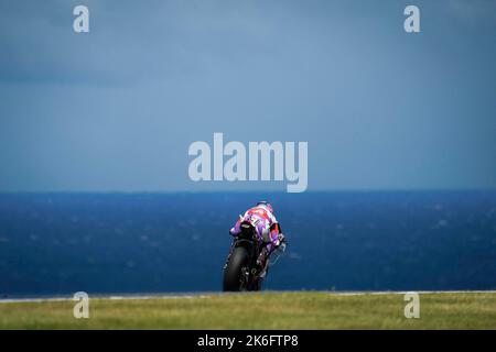 Phillip Island, Australien. 14. Oktober 2022. Freies Training vor dem Animoca Brands Australian Grand Prix der MotoGP auf dem Phillip Island Circuit. 14. Oktober 2022 in Bild: Frankreich Johann Zarco Entrenamientos libres previos al Gran Premio de MotoGP de Australia en el Circuito Internacional de Phillip Island. 14 de Octubre de 2022 POOL/ MotoGP.com/Cordon die Pressebilder sind nur für redaktionelle Zwecke bestimmt. Obligatorischer Kredit: © motogp.com Kredit: CORDON PRESS/Alamy Live News Stockfoto