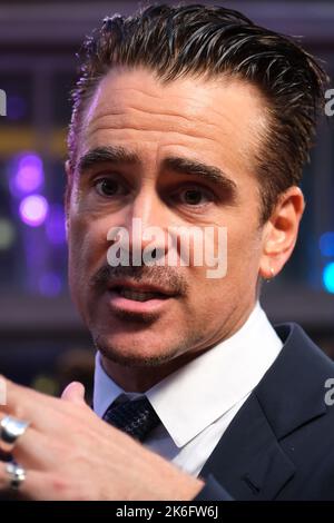 Colin Farrell nimmt an der Filmpremiere von „The Banshees of Inisherin“ Teil, einer Gala der American Airlines beim BFI London Film Festival 66. Stockfoto