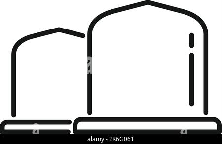 Kapsel Kaffee Set Symbol Umriss Vektor. Espresso-Café. Tasse Vergnügen Stock Vektor