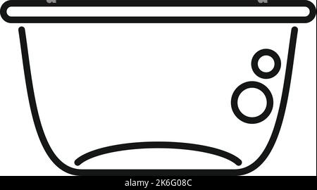 Geschmack Kaffeekapsel Symbol Umriss Vektor. Espresso-Café. Teebar Stock Vektor