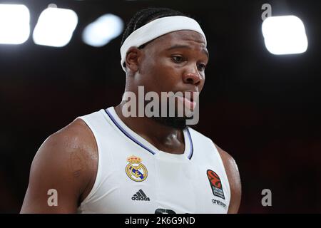 Guerschon Yabusele von Real Madrid während des EuroLeague-Spiels der Turkish Airlines zwischen dem FC Barcelona und Real Madrid im Palau Blaugrana Stockfoto