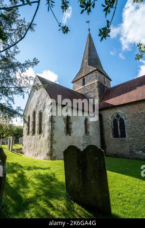 Church of St Mary, Church Road, Bramshott, Hampshire, England, VEREINIGTES KÖNIGREICH Stockfoto