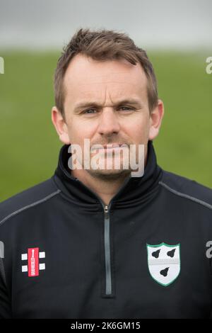 Aktenfoto vom 06-04-2018 von Alex Gidman. Worcestershire sucht nach einem neuen Cheftrainer nach dem Ausscheiden von Alex Gidman. Ausgabedatum: Freitag, 14. Oktober 2022. Stockfoto