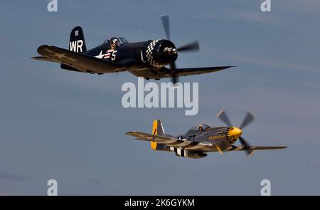 Nordamerikanischer P51 Mustang. Stockfoto