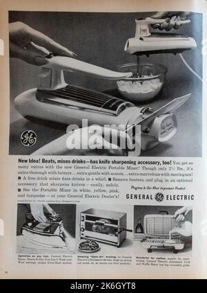 Vintage 2. Juni 1961 „Life“-Magazin-Anzeige, USA Stockfoto