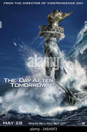 Filmposter „The Day After Tomorrow“ Stockfoto
