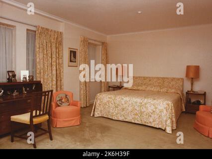 London - Executive Level Position Residence - 1980, Vereinigte Staaten Fotos im Zusammenhang mit Botschaften, Konsulaten und anderen Überseegebäuden Stockfoto