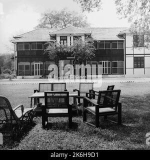 Mandalay - Gebäude des Konsulats, Hauptbeauftragter/Generalkonsulat, Fotos der Vereinigten Staaten im Zusammenhang mit Botschaften, Konsulaten und anderen Überseegebäuden Stockfoto