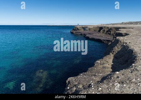 Caleta Valdes Landescape, Halbinsel Valdes chubut Provinz Patagonien Argentinien Stockfoto