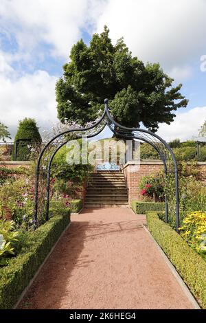 Der von Queen Elizabeth umgebene Garten im Dumfries House in Ayrshire, Schottland Stockfoto