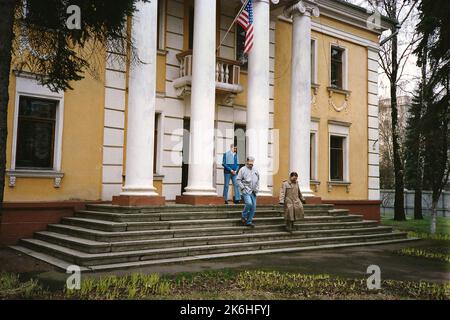 Minsk - Chancery Office Building - 1992, Vereinigte Staaten Fotos im Zusammenhang mit Botschaften, Konsulaten und anderen Überseegebäuden Stockfoto
