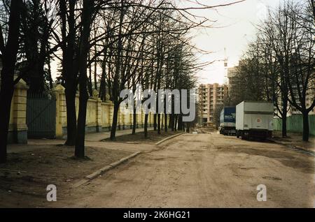 Minsk - Chancery Office Building - 1992, Vereinigte Staaten Fotos im Zusammenhang mit Botschaften, Konsulaten und anderen Überseegebäuden Stockfoto