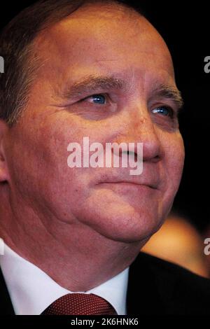 Berlin, Deutschland. 14. Oktober 2022. Stefan Löfven, Kandidat für den Vorsitz der Sozialdemokratischen Partei Europas (SPE), zu Beginn des zweitägigen Treffens der SPE. Quelle: Carsten Koall/dpa/Alamy Live News Stockfoto