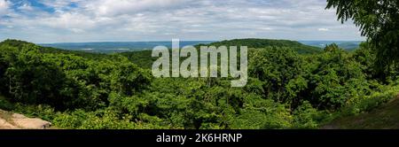 Blick vom Monte Sano State Park Alabama Stockfoto