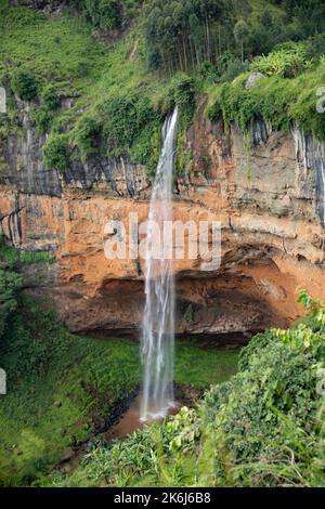 Chebonet Falls auf Mt. Elgon - Uganda, Ostafrika Stockfoto