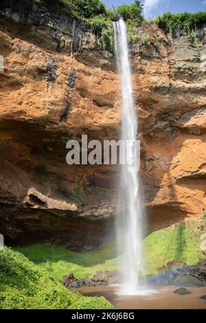 Chebonet Falls auf Mt. Elgon - Uganda, Ostafrika Stockfoto