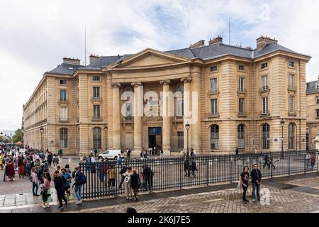 Fakultät für Rechtswissenschaften der Universität Paris oder Faculte De Droit - Sorbonne Law School, Paris, Frankreich, Europa Stockfoto