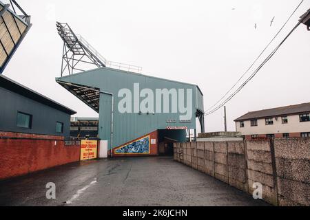 Der Kilmarnock Football Club, allgemein bekannt als Killie, ist eine schottische Fußballmannschaft mit Sitz in Kilmarnock, East Ayrshire. Stockfoto