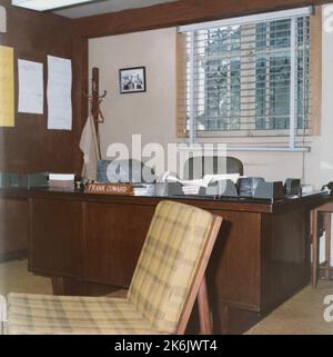 Rangoon - Chancery Office Building - 1975, Vereinigte Staaten Fotos im Zusammenhang mit Botschaften, Konsulaten und anderen Überseegebäuden Stockfoto