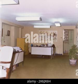 Rangoon - Chancery Office Building - 1975, Vereinigte Staaten Fotos im Zusammenhang mit Botschaften, Konsulaten und anderen Überseegebäuden Stockfoto