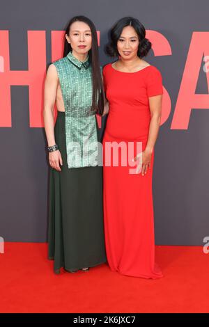 Angela Yeoh und Rowena Chiu, sagte sie - Headline Gala International Premiere, BFI London Film Festival, Southbank Centre, Royal Festival Hall, London, Stockfoto