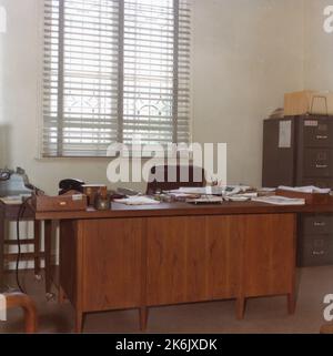 Rangoon - Chancery Office Building - 1975, Vereinigte Staaten Fotos im Zusammenhang mit Botschaften, Konsulaten und anderen Überseegebäuden Stockfoto