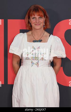 Rebecca Lenkiewicz, sagte sie - Headline Gala International Premiere, BFI London Film Festival, Southbank Centre, Royal Festival Hall, London, UK, 14 O Stockfoto