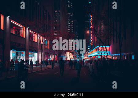 Radio City New York Stockfoto