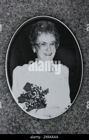 Vintage-Bild einer Frau aus der Vergangenheit. Stockfoto