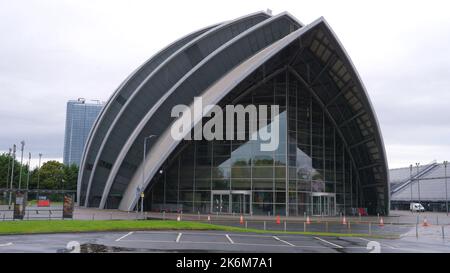 Clyde Auditorium im SSE Scottish Exhibition and Conference Centre in Glasgow- GLASGOW, SCHOTTLAND - 04. OKTOBER 2022 Stockfoto