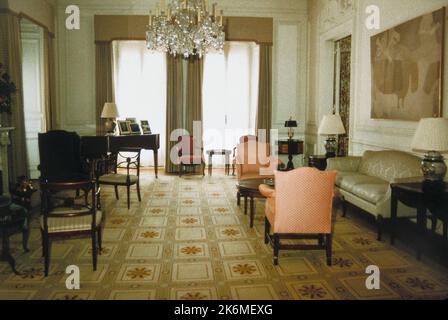 Lissabon - Embassy Mission Residence - 1981, Vereinigte Staaten Fotos im Zusammenhang mit Botschaften, Konsulaten und anderen Überseegebäuden Stockfoto