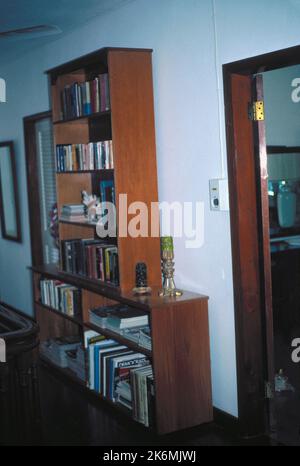 Belize City - Chancery Office Building - 1981, Vereinigte Staaten Fotos im Zusammenhang mit Botschaften, Konsulaten und anderen Überseegebäuden Stockfoto