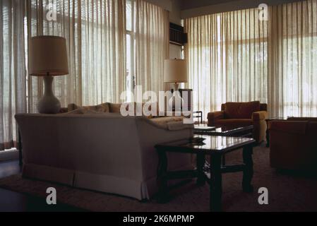 Nouakchott - Embassy Mission Residence - 1982, Vereinigte Staaten Fotos im Zusammenhang mit Botschaften, Konsulaten und anderen Überseegebäuden Stockfoto