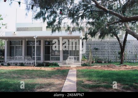Nouakchott - Embassy Mission Residence - 1982, Vereinigte Staaten Fotos im Zusammenhang mit Botschaften, Konsulaten und anderen Überseegebäuden Stockfoto