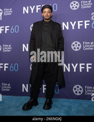 New York, USA. 14. Oktober 2022. Farn Rodriguez kommt auf dem roten Teppich zur Weltpremiere von „The Inspection“ beim New York Film Festival in der Alice Tully Hall in New York, NY, am Freitag, den 14.. Oktober 2022. Foto von Gabriele Holtermann/UPI Kredit: UPI/Alamy Live News Stockfoto