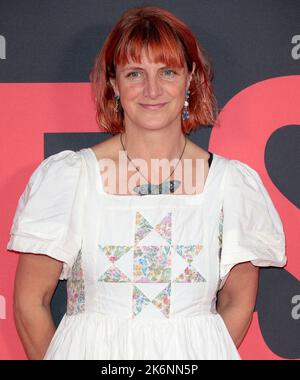 Oct 14, 2022 - London, England, UK - Rebecca Lenkiewicz nimmt an der Headline Gala des BFI London Film Festival 66. Teil - "She Said" Internationale Premiere Stockfoto