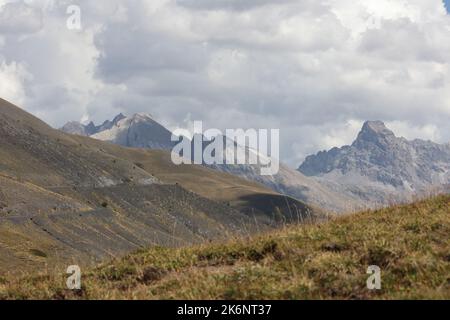 alpine Panorama col de VARS frankreich Stockfoto