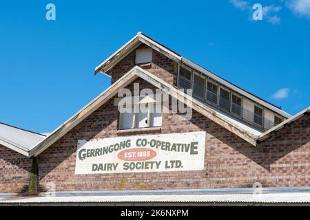 Gerringong Milchlagergebäude Stockfoto