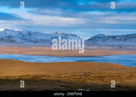 Dyrholaey penisula, Südliche Region, Island, Europa Stockfoto