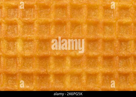 Hintergrund der Waffel Cookies Nahaufnahme. Waffeln Stockfoto